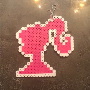 I’m selling a Barbie made from Perler beads